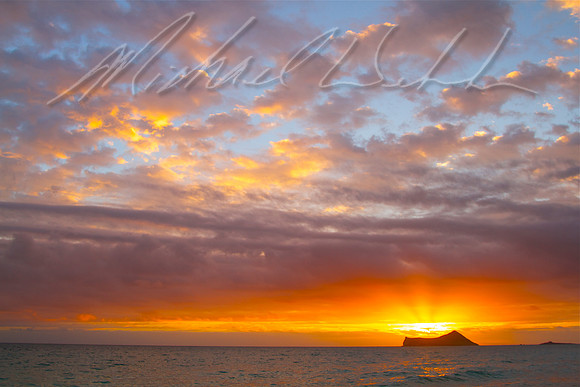 Amazing Rabbit Island sunrise
