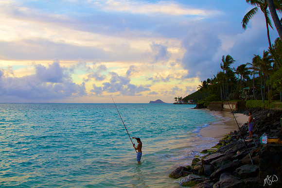 Lanikai Fisherman