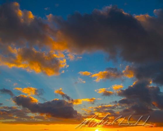 Orange and Blue Sunrise